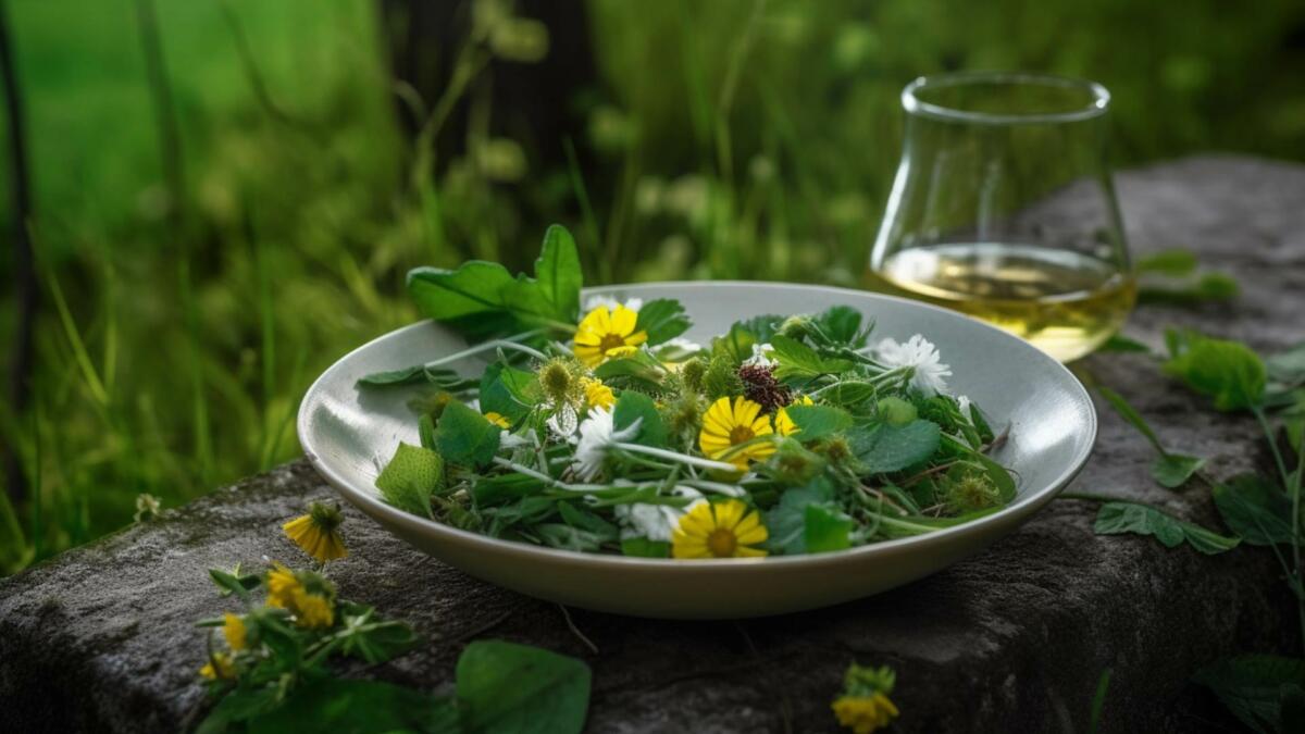 Waidmanns Wildkräutersalat-Rezept - Der Waidmann